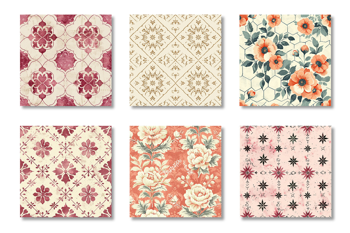 Boho Mediterranean Seamless Pattern, a Pattern Graphic by Canvas Craft (Photo 3 of 9)