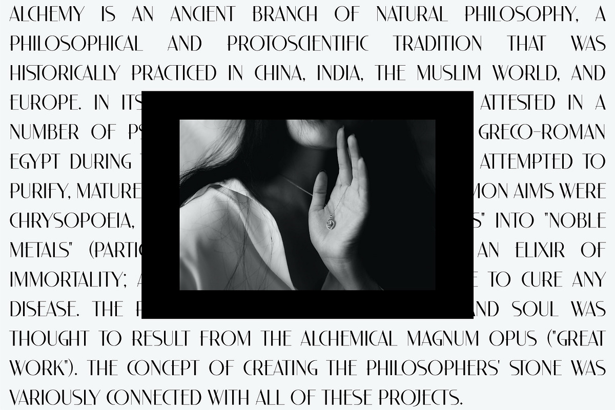 Alchemia - Mystical Sans Serif Font, a Sans Serif Font by Struvictory.art (Photo 10 of 10)