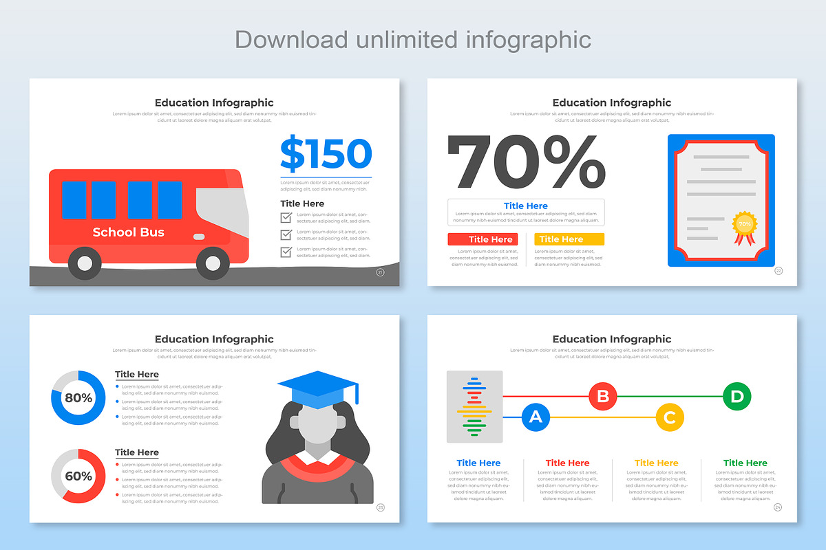 Education Infographic Google Slide, a Templates & Theme by Mighty-Slide (Photo 7 of 8)