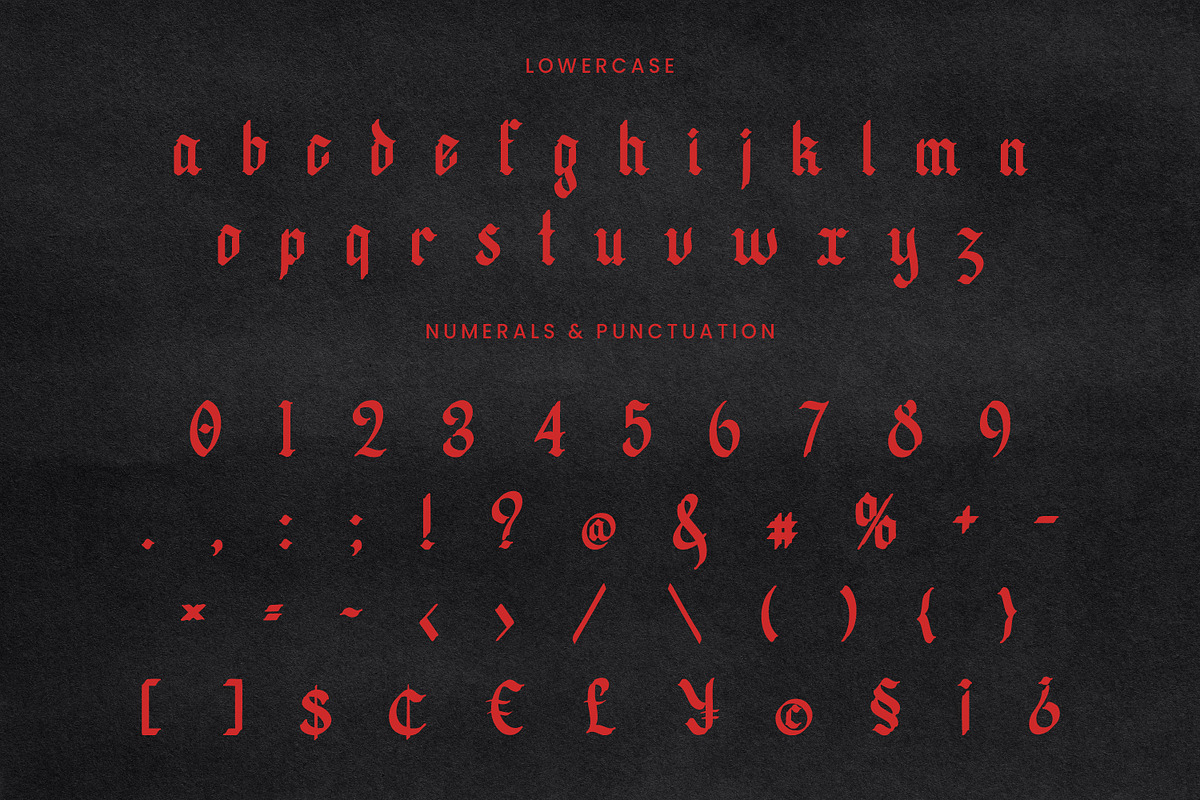 Lyveros – Blackletter Font, a Blackletter Font by Randi Irvan | Rvandtype (Photo 9 of 11)