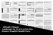 Portrait & Landscape Planner, a Stationery Template by MNT-Creator (Thumbnail 3 of 5)
