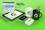 HQ Branding Material MockUp, an iPad Mockup by time2art (Thumbnail 2 of 5)
