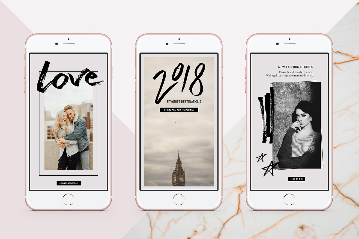 ANIMATED Modern Instagram Stories, a Social Media Template by SilverStag Type Foundry (Photo 11 of 19)