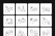 240 Futuristic Technology & AI, a Technology Illustration by Prosymbols (Thumbnail 14 of 15)