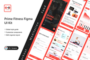 Prime Fitness App UI Kit, an UI Kit Template by Futurelens (Thumbnail 1 of 6)