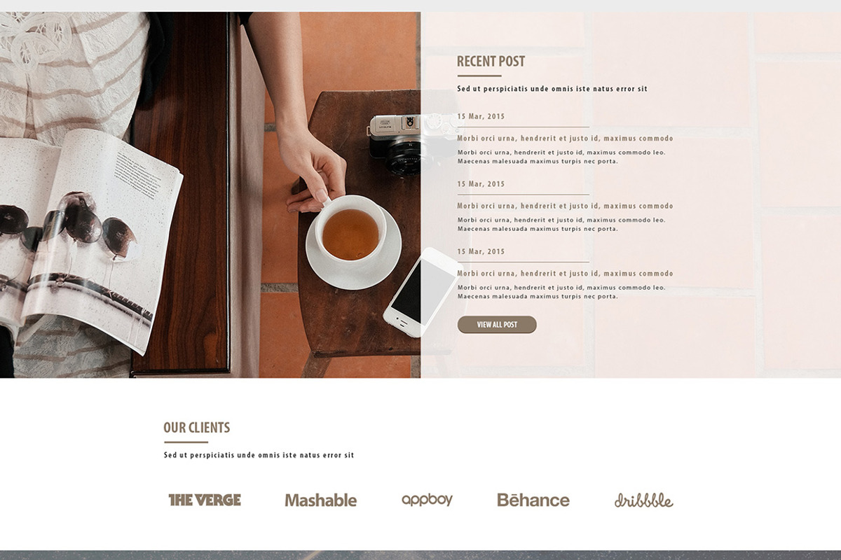 RAAM - One Page Multipurpose Agency, a Landing Page Template by codytheme (Photo 4 of 4)