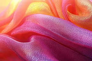 Colorful pink and orange flowing, a Photo by Dvoevnore photos