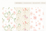 Watercolor Magic Rainbow Unicorn Set, a Decorative Illustration by Carol Lozove (Thumbnail 37 of 74)