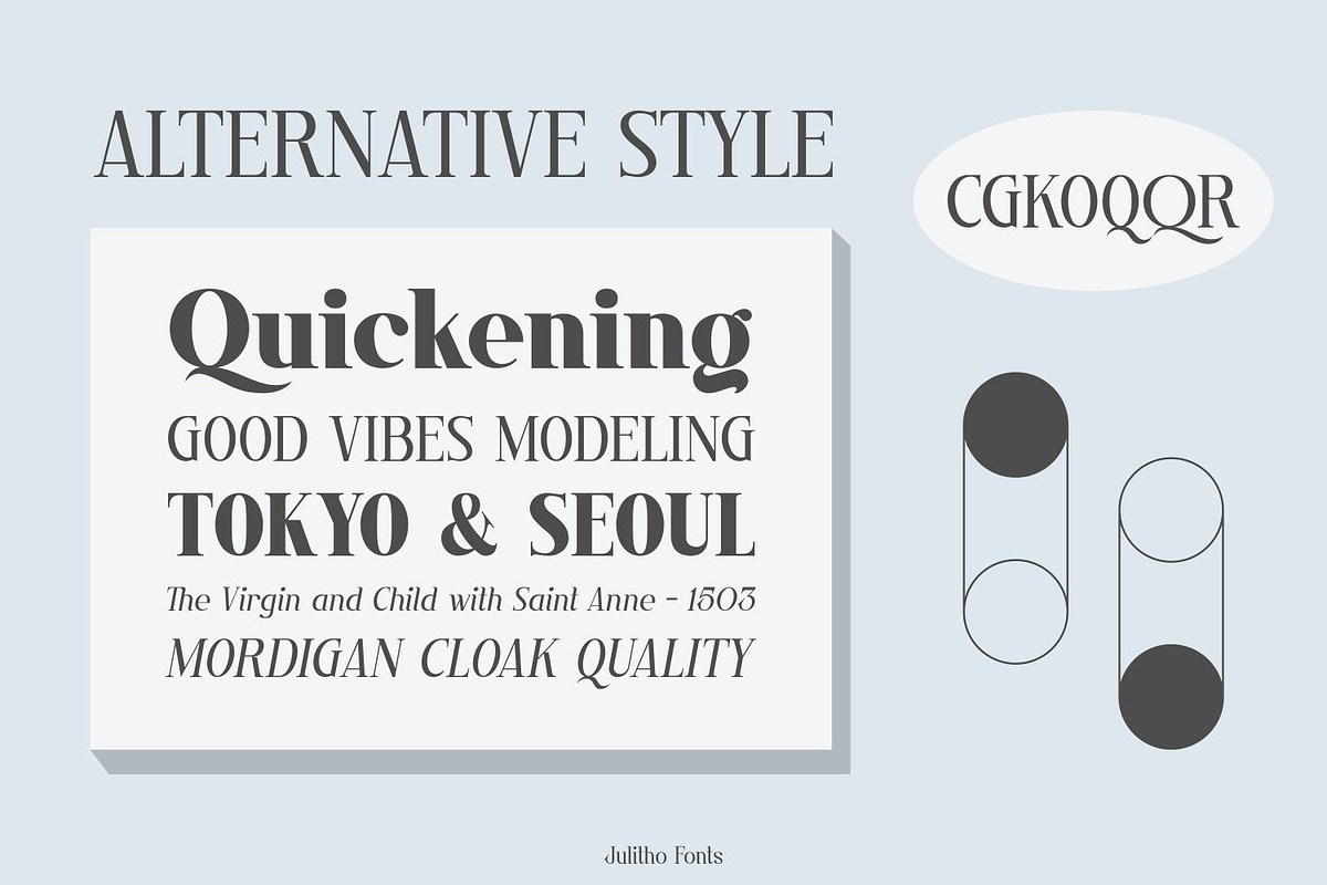 Julitho Fonts Family, a Serif Font by Asenbayu (Photo 6 of 13)