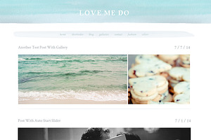 Love Me Do - WordPress Theme