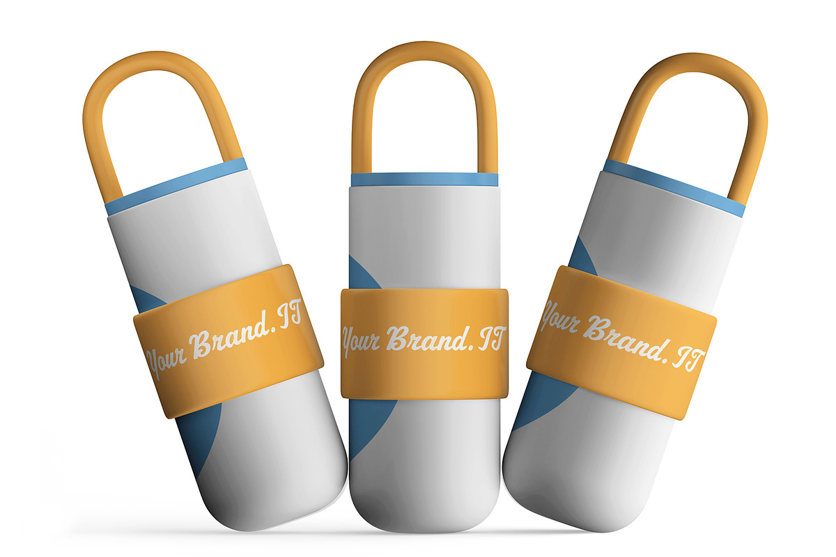 Insulated water bottle mockup bundle, a Cups & Container Mockup by Ambo Ampeng (Photo 10 of 11)