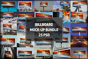 Billboard Mock-up Bundle #2, a Mockup by vraiana (Thumbnail 1 of 4)