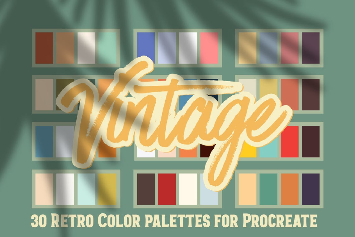 Procreate Vintage Color Palettes