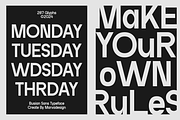 Busian - Sans Serif Geometric Font, a Sans Serif Font by Marvadesign (Thumbnail 5 of 6)