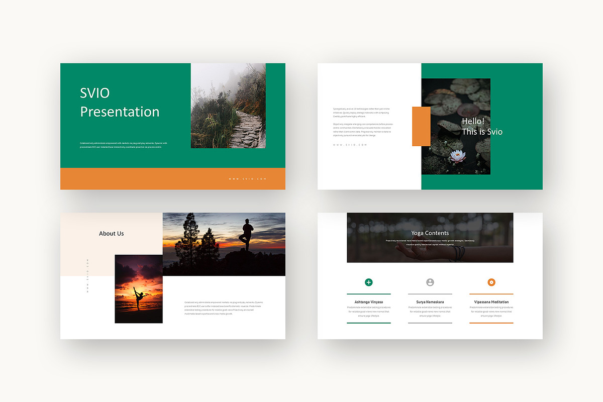 Svio : Mindful Living Google Slides, a Presentation Template by Punkl Camp (Photo 2 of 16)