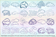 Cloud Creator Doodle Stamp Brushes, a Brush Add-On by Paper Element (Thumbnail 9 of 10)