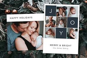 Holiday Christmas Card Template IV