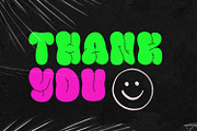 Asca Ayme Bubble Display Font, a Handwritten Font by Maulana Creative (Thumbnail 3 of 5)