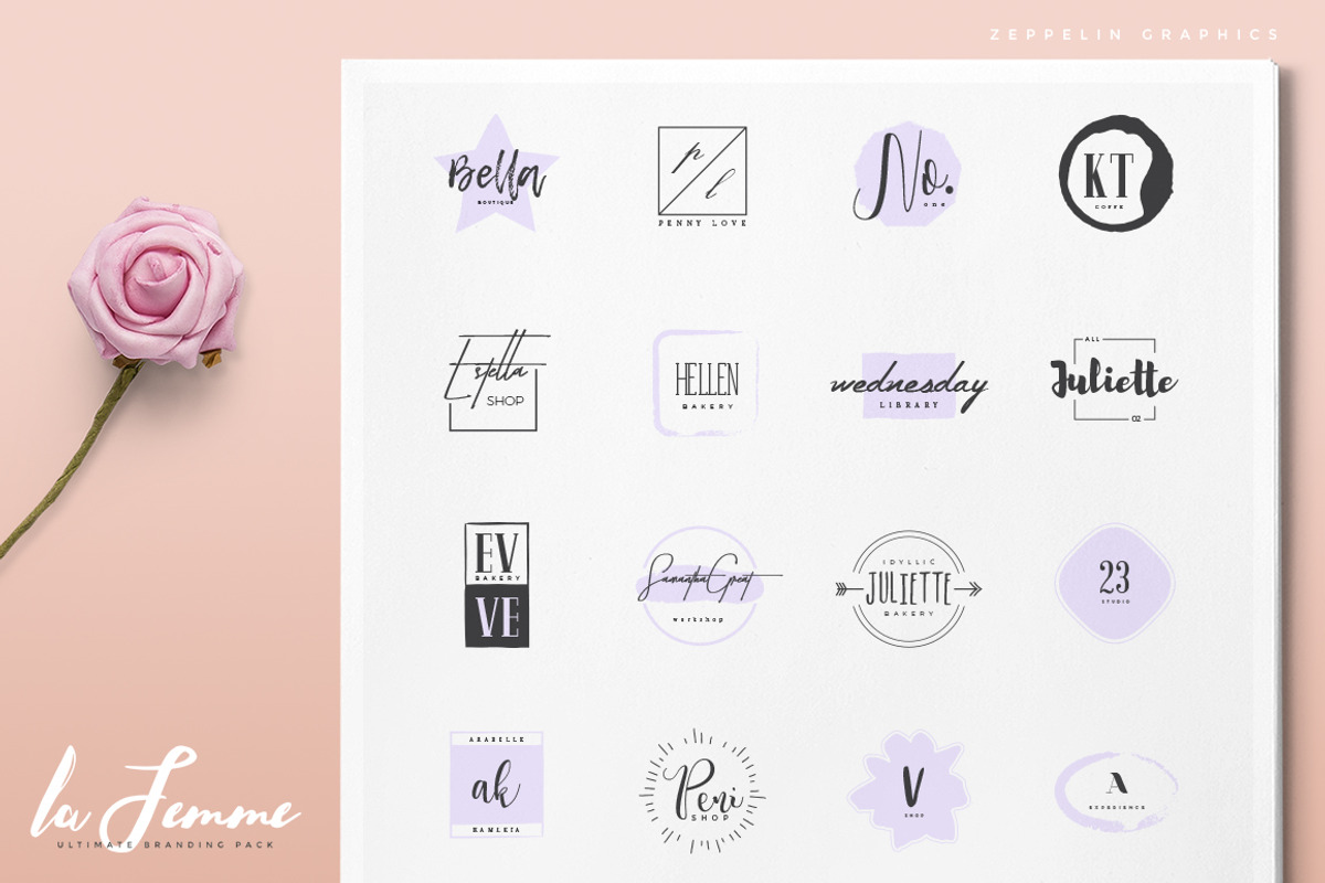 1500 Logos Bundle Collection, a Branding & Logo Template by Graphicdome (Photo 140 of 185)