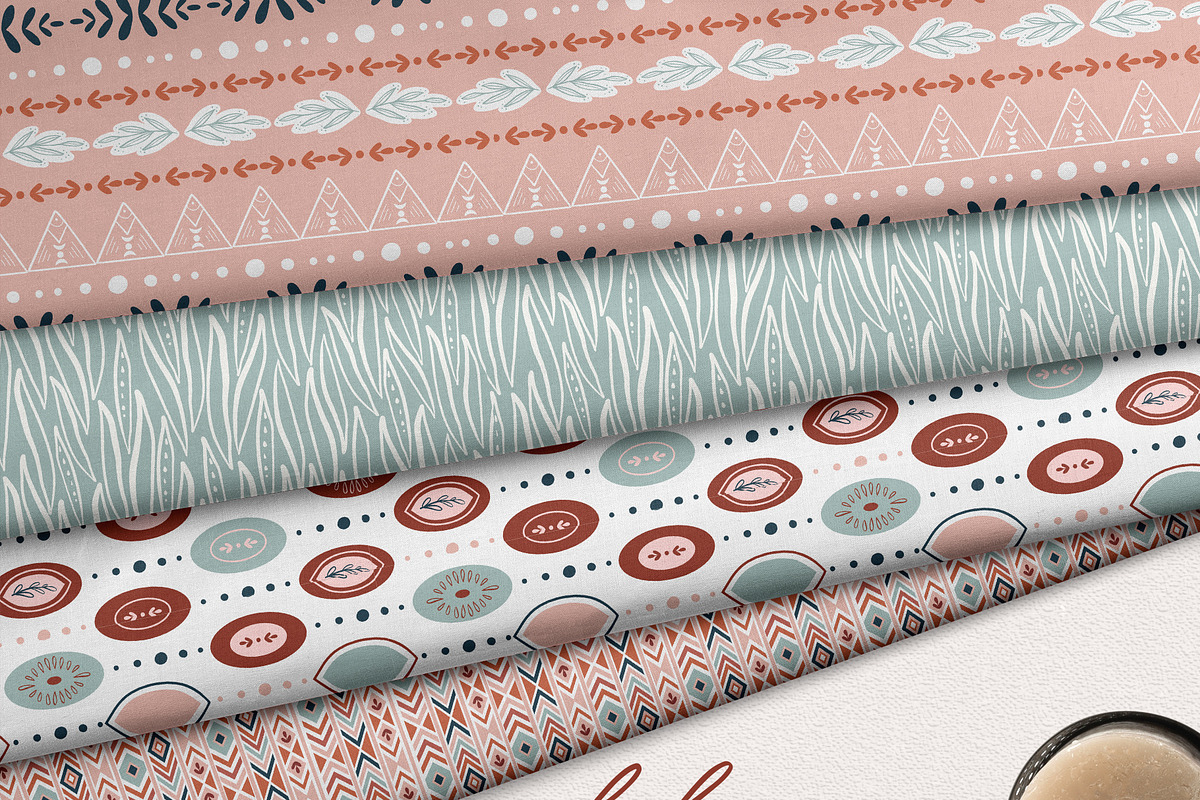 Bohemian pattern collection, a Pattern Graphic by Cozy pattern shop (Photo 6 of 7)