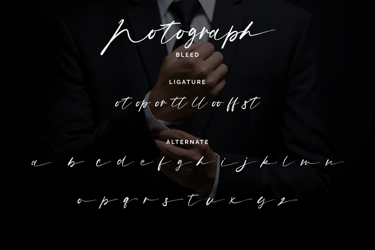 Notograph -  a Classy Signature, a Script Font by Vava Aryanto (Photo 9 of 9)