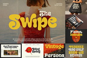 The Retro Font Bundle - 90% OFF