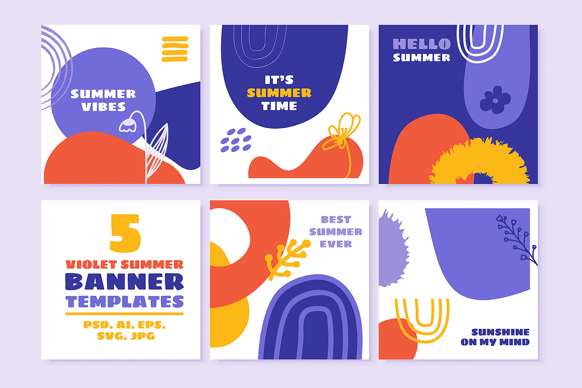 Summer Square Banner, a Social Media Template by Ninos Mandala