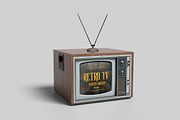 Retro TV Mockup, a Product Mockup by bimockup (Thumbnail 5 of 6)