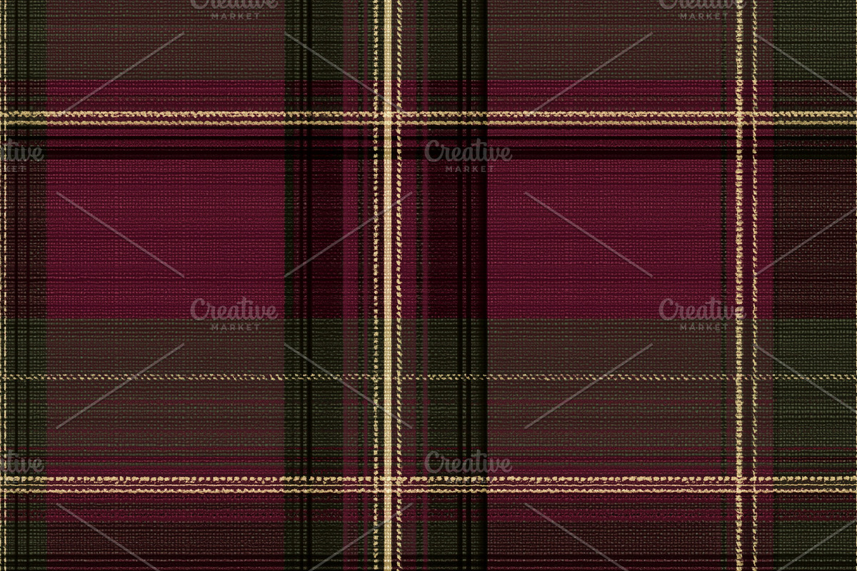 Seamless pattern plaid pattern on fabric showing intersecting ma, a Pattern Graphic by Studio ANNA