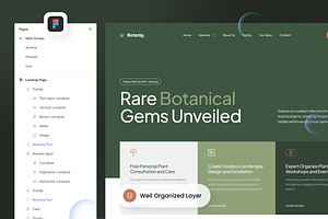 Botanig - Botanical Landing Page
