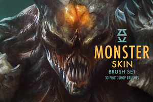 Monster Skin Brush Set