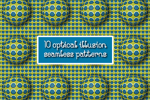 Optical Illusion Seamless Patterns