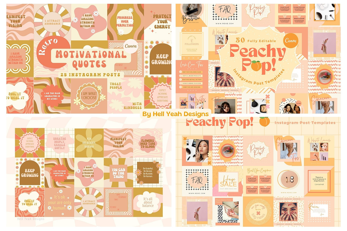 Ultimate 750 Instagram Pos, a Social Media Template by Hell Yeah Designs (Photo 7 of 10)