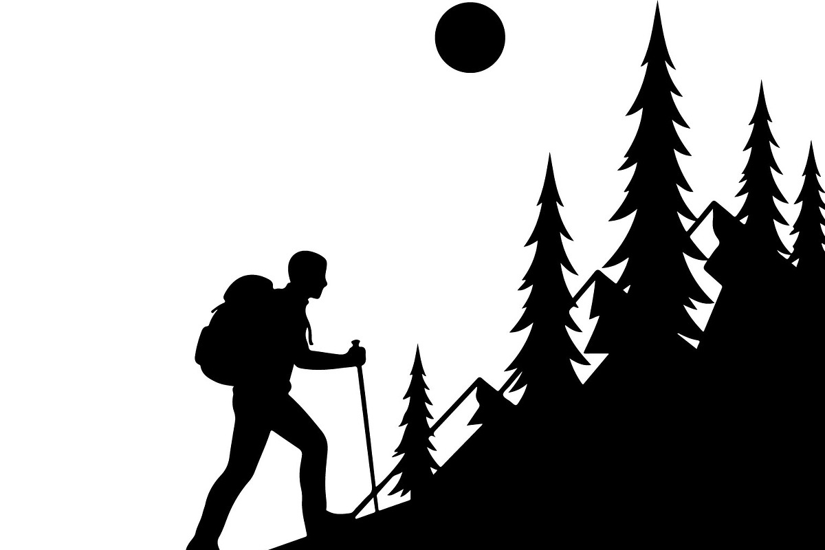 Hiking Silhouette Bundle, an Illustration by balal (Photo 18 of 20)