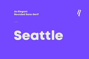 Seattle Sans - Elegant Sans Serif