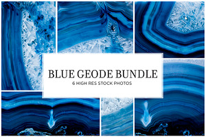 Blue Geode Stock Bundle