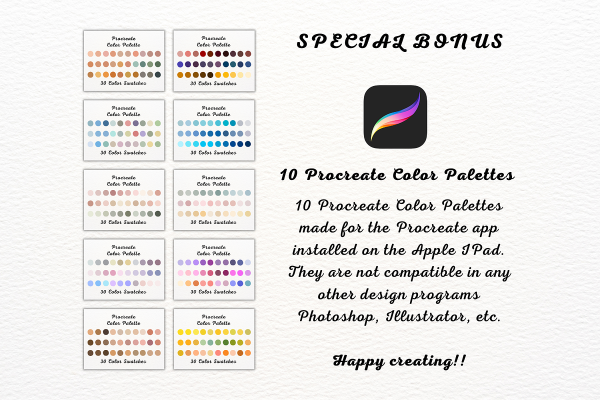 100 Owl Procreate Stamps, a Brush Add-On by Painter Creative Books (Photo 8 of 9)