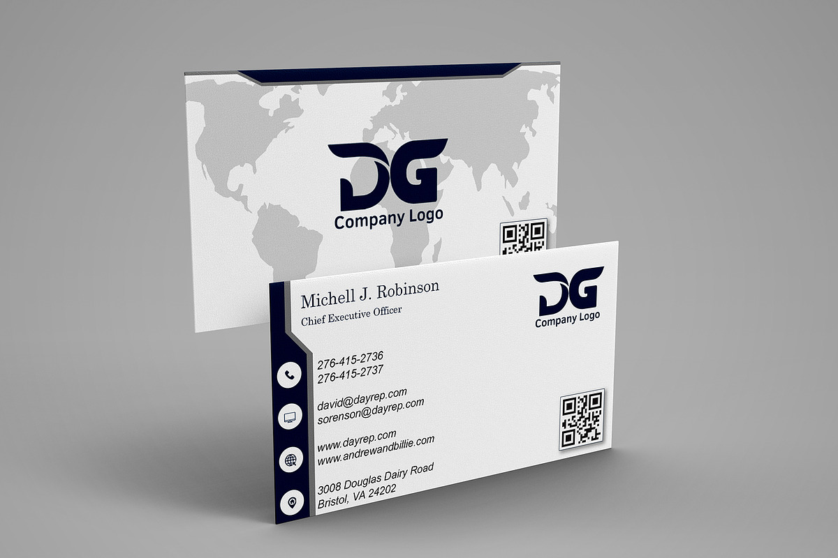 Modern Real Estate Card Template preview 2