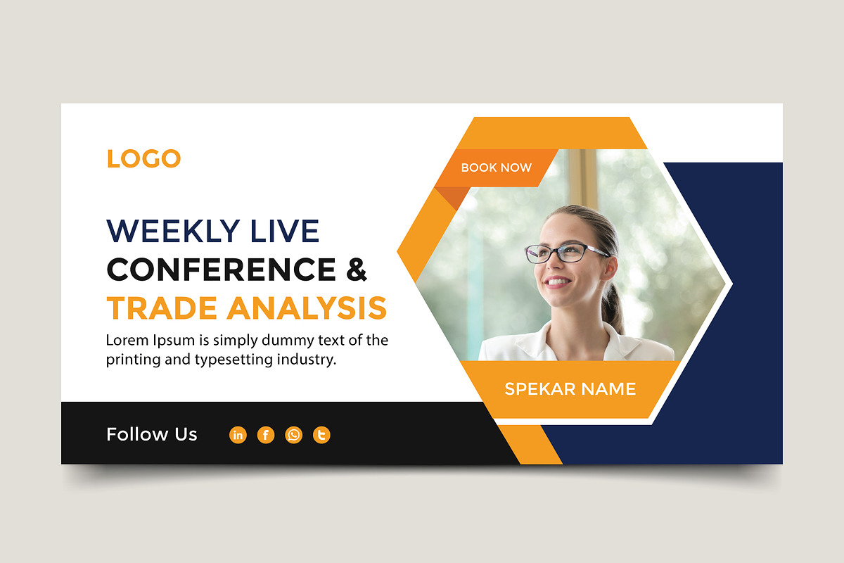 Conference Web Banner Design preview 2