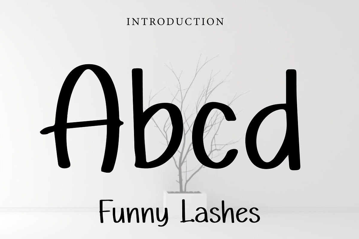 Funny Lashes, a Handwritten Font by Wow Magic (Photo 2 of 3)