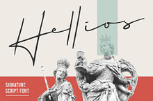 Hellios Signature Font