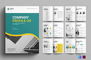 Company Profile Template, a Brochure Template by E-Type (Thumbnail 1 of 7)