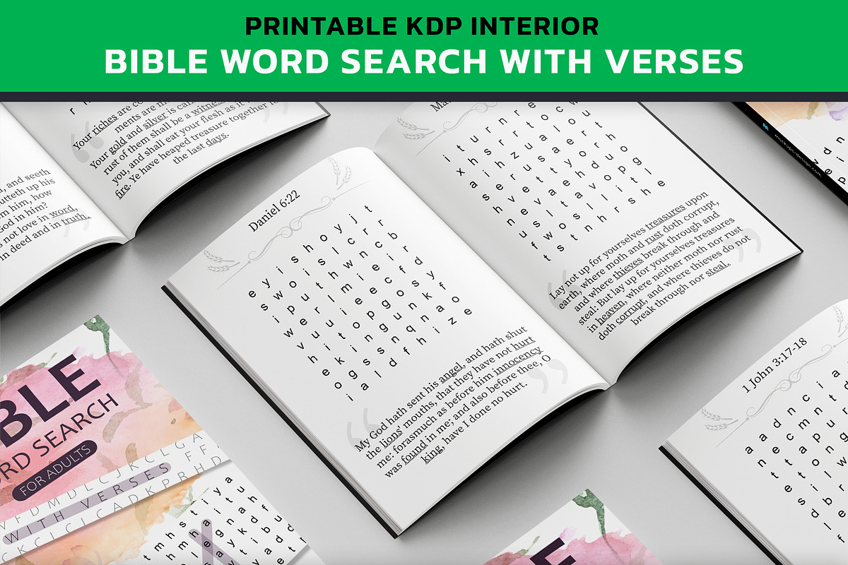 KDP Bible Word Search with Verses, an Illustration by PublishingHelper (Photo 2 of 4)