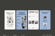 20 Podcast Instagram Story Template, a Social Media Template by Amaré Creative (Thumbnail 7 of 8)