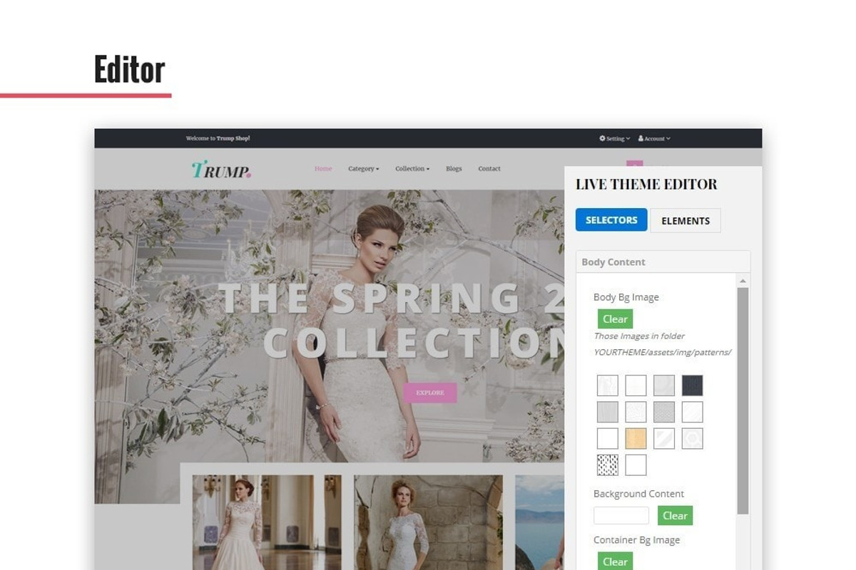Ap Trump Responsive Prestashop, a Bootstrap Template by LeoTheme (Photo 3 of 6)