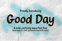 Good Day - A Handwritten Font