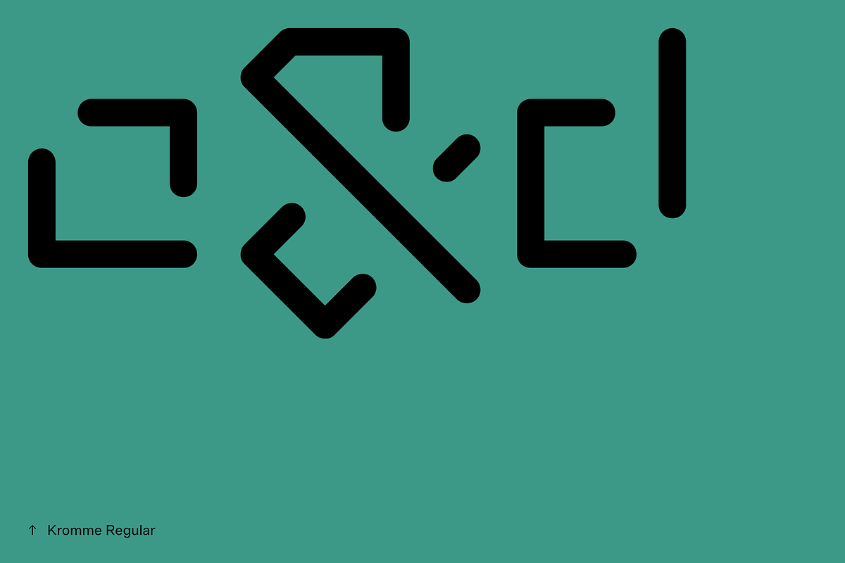 Kromme, a Sans Serif Font by Nameless Type Foundry (Photo 9 of 10)