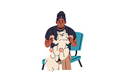 Pet, dog & cat grooming salon set, an Animal Illustration by PaperTrident (Thumbnail 2 of 8)