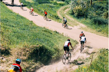 Mountain Bike cyclists riding track, a Sports & Recreation Photo by Our Amazing World