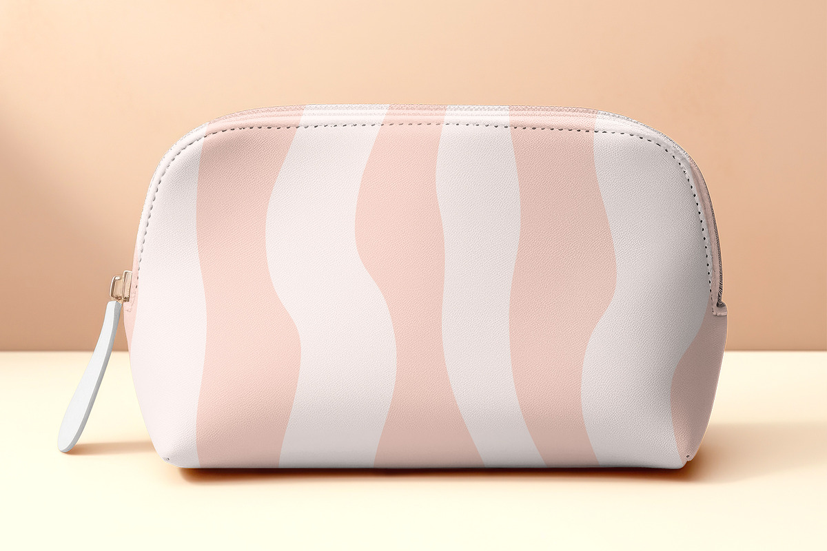 Cream Wavy Stripes, a Texture Graphic by MalyskaStudio (Photo 6 of 9)